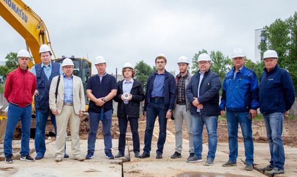 Construction of the new plant
