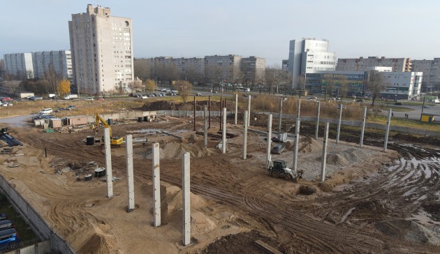 Construction continues